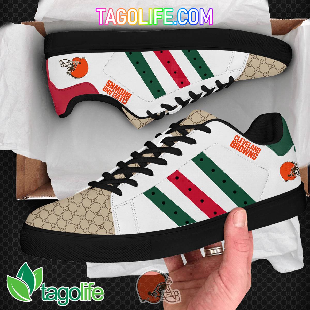Cleveland Browns Gucci Stan Smith Shoes