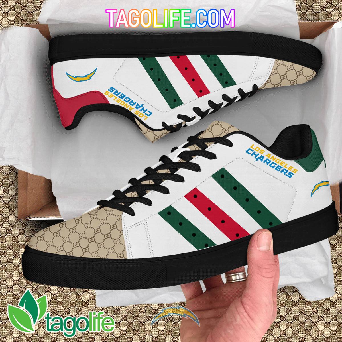 Los Angeles Chargers Gucci Stan Smith Shoes