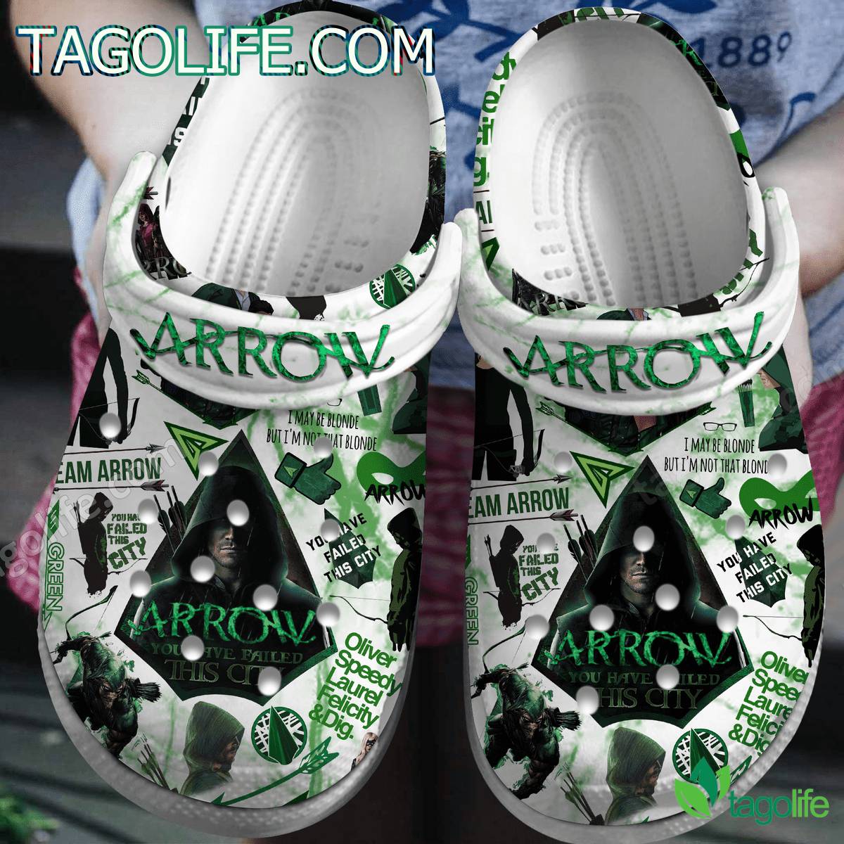 Arrow Movie Crocs Clogs Shoes