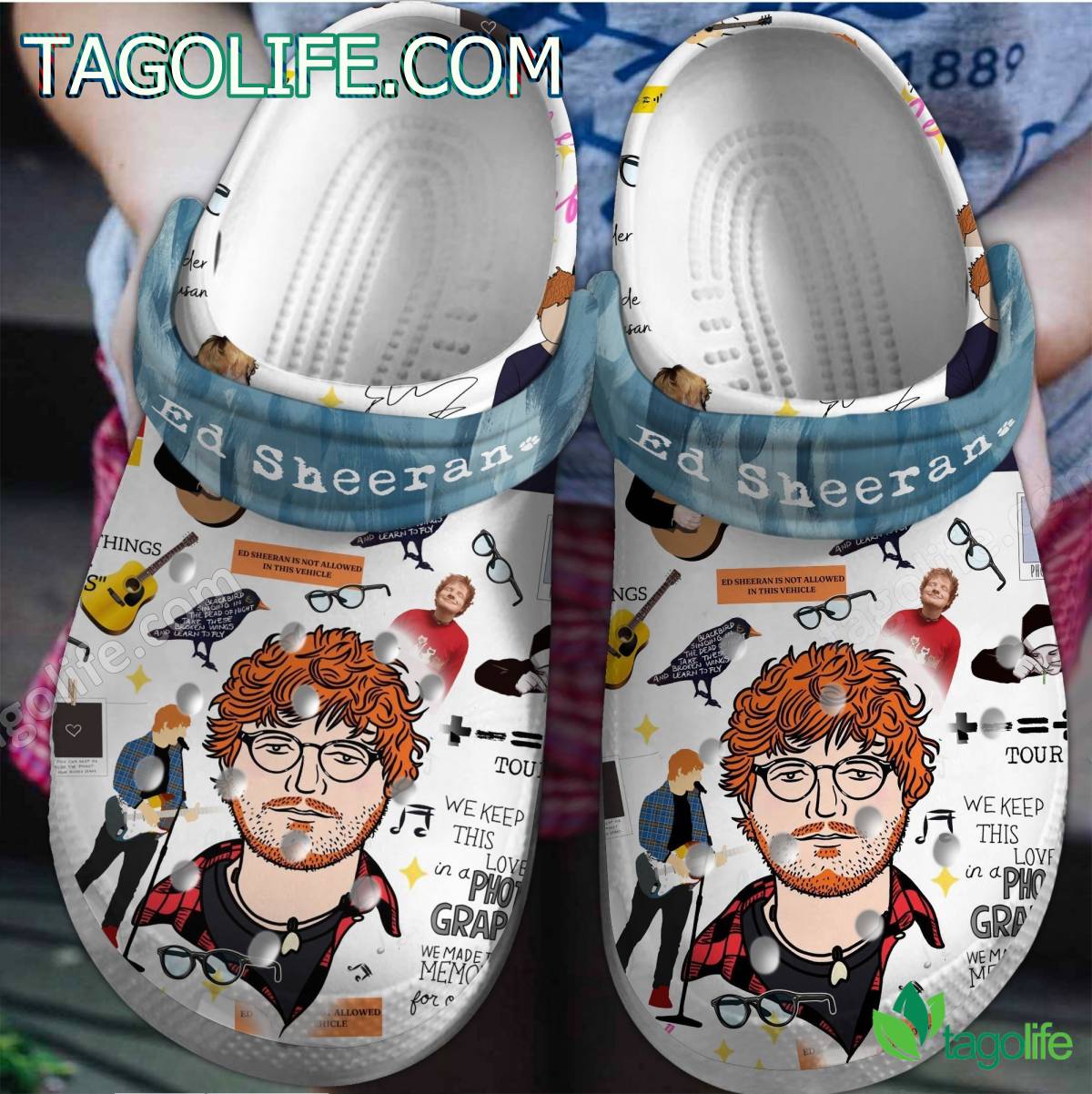 Ed Sheeran Album Crocs Clogs Shoes
