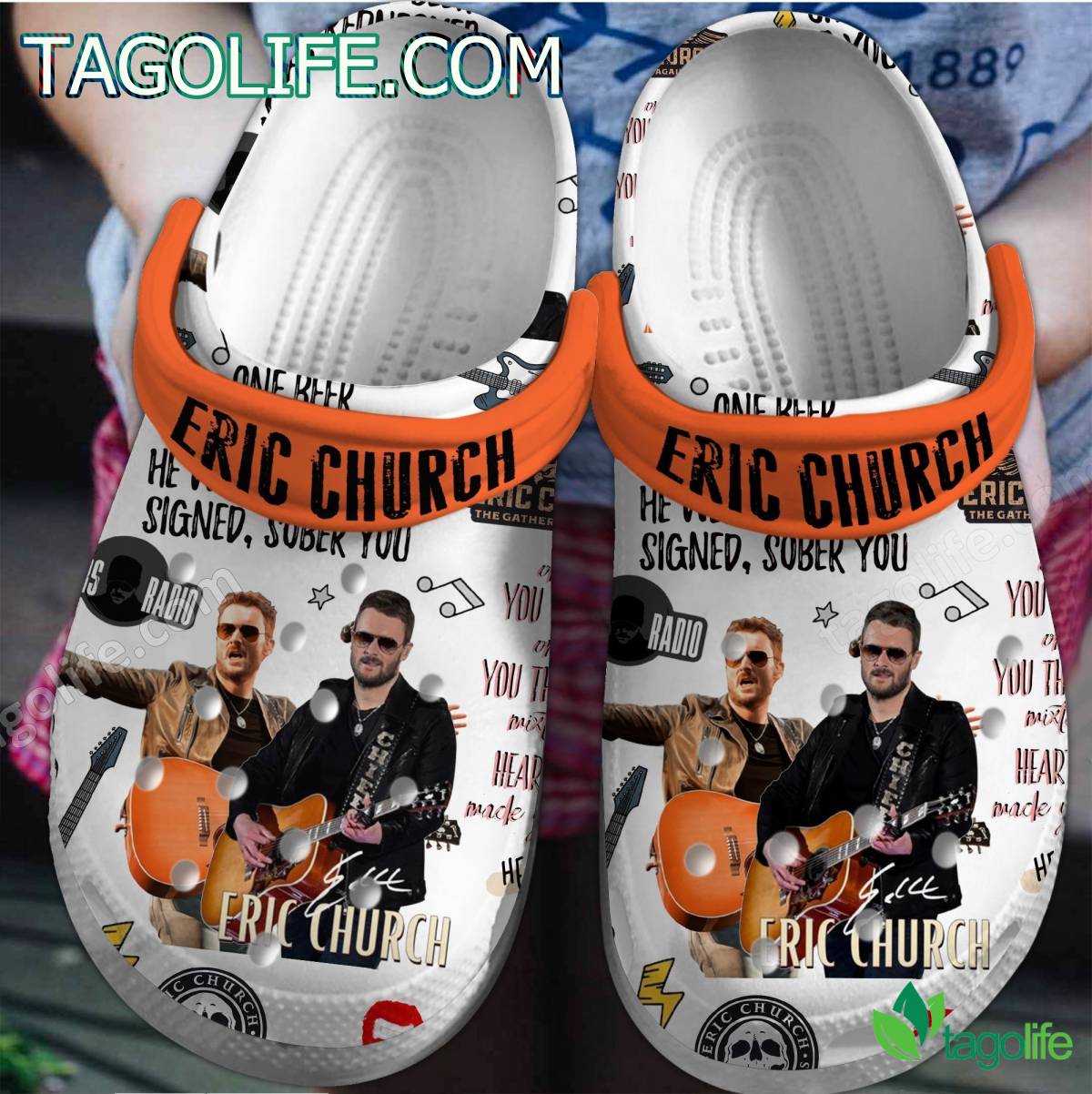 Eric Church Album Crocs Clogs Shoes
