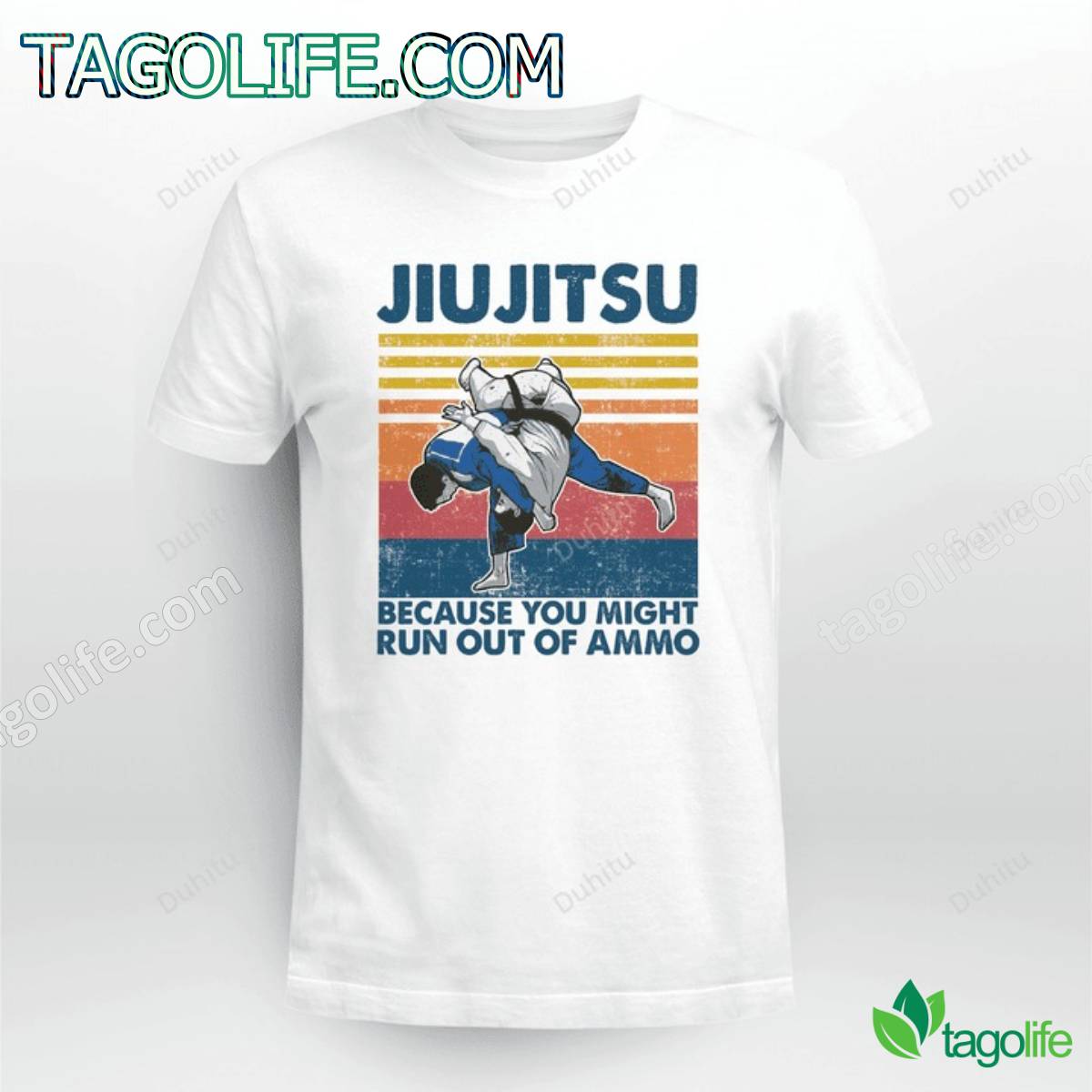 Jiu Jitsu Because You Might Run Out Of Ammo Shirt, Tank Top