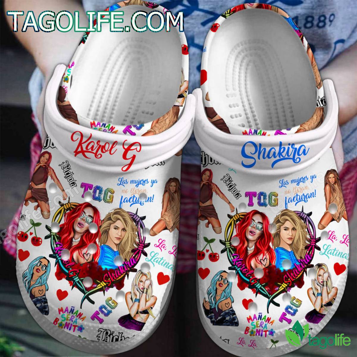 Karol G And Shakira Crocs Clogs Shoes