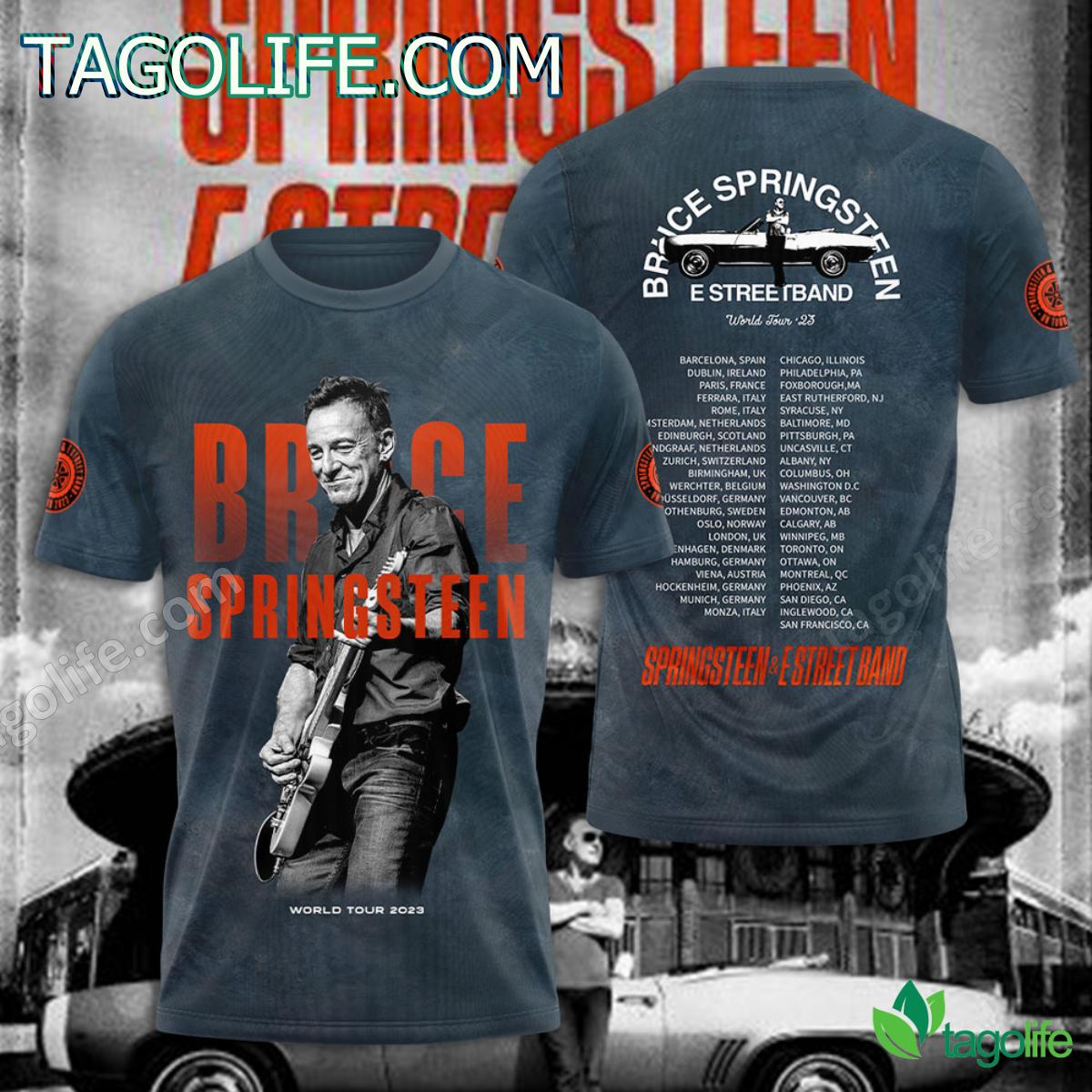 Bruce Springsteen World Tour 2023 Tshirt Tagolife