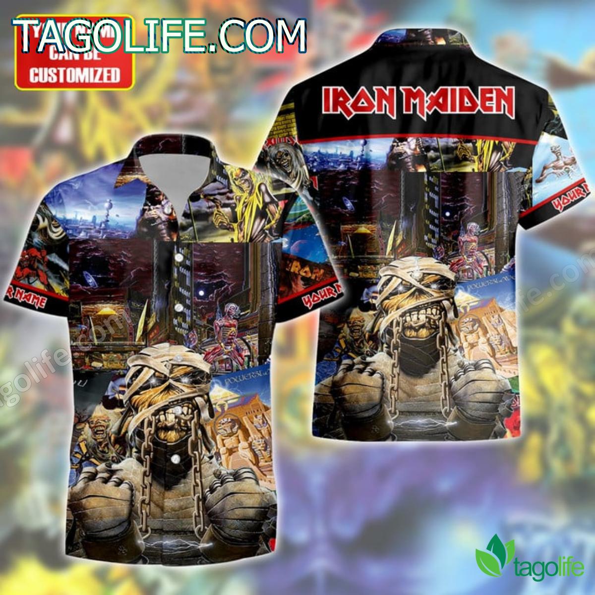 Iron Maiden Egypt Hawaiian Shirt - Tagolife