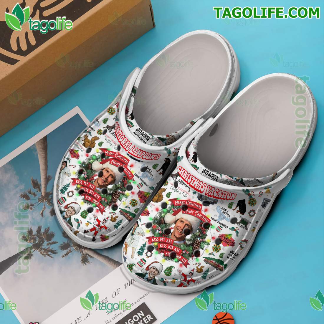 Chevy Chase National Lampoon's Christmas Vacation Crocs Clogs - Tagolife