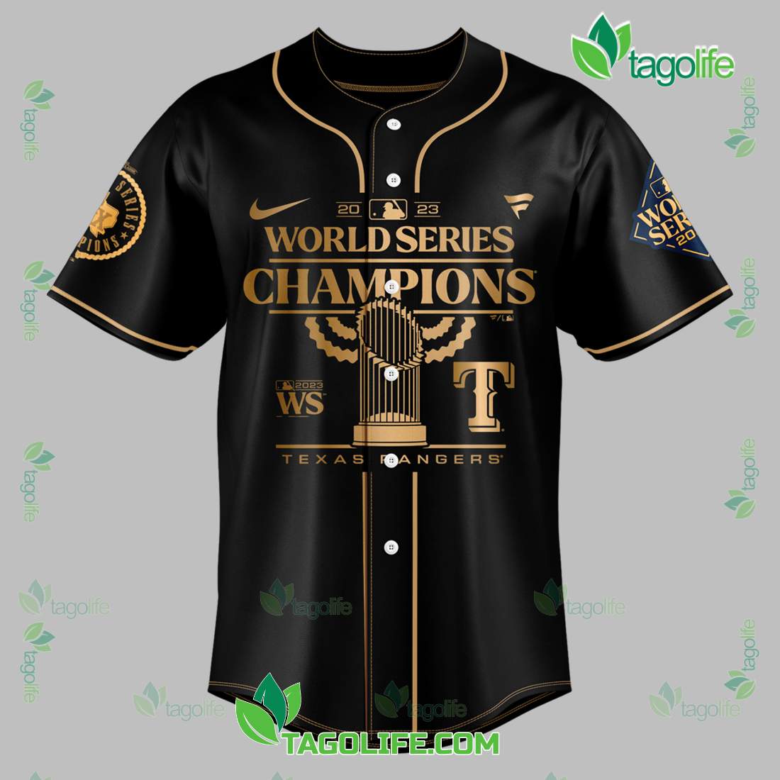 Texas Rangers World Series 2023 Champions Baseball Jersey - Tagolife