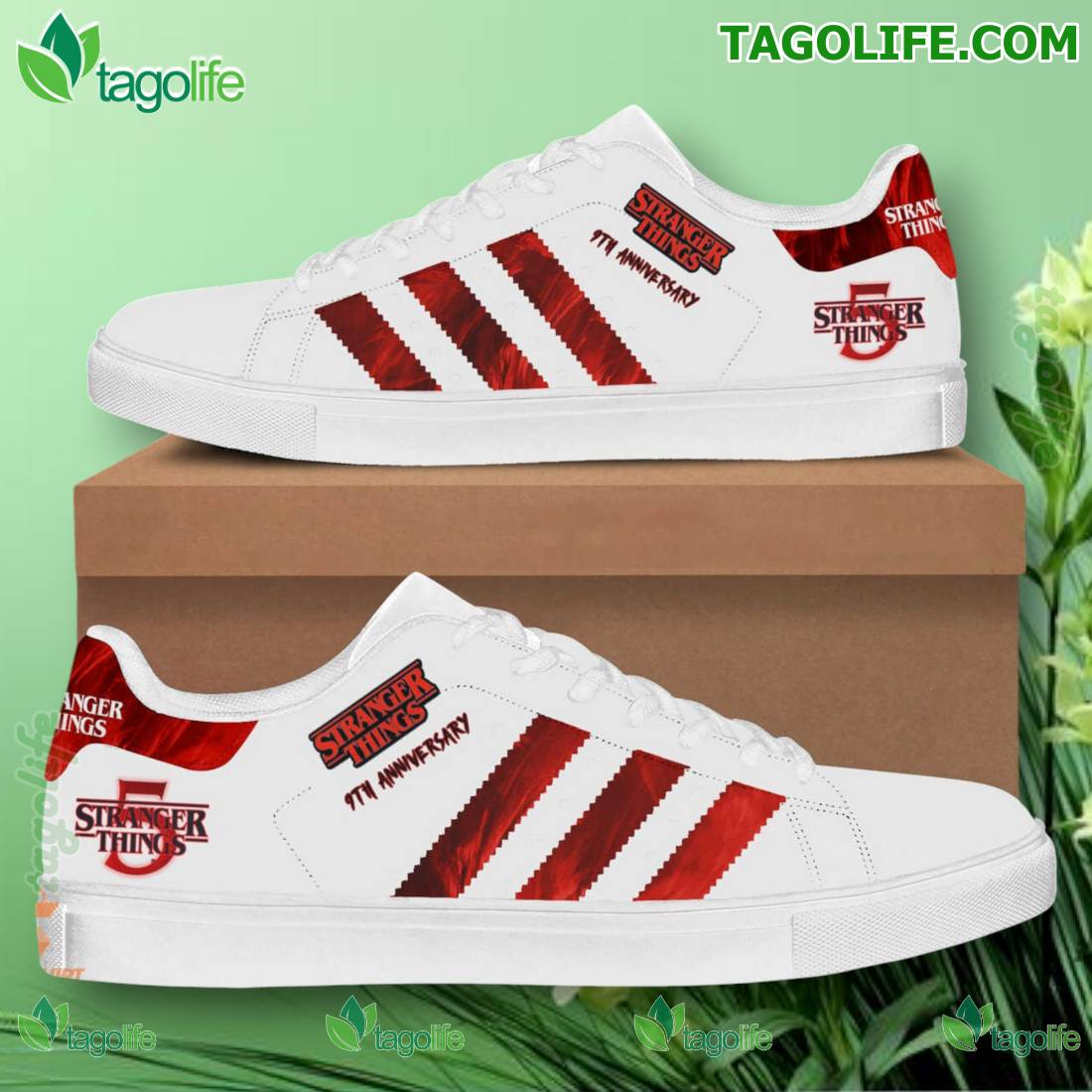 Stranger Things 5 9th Anniversary Stan Smith Shoes kSDrQm7